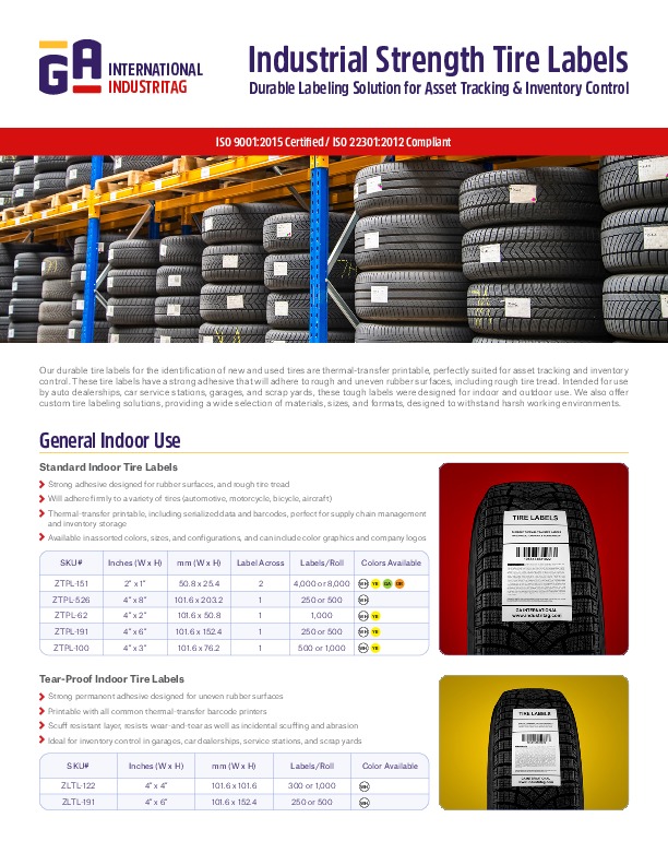 Tire Labels